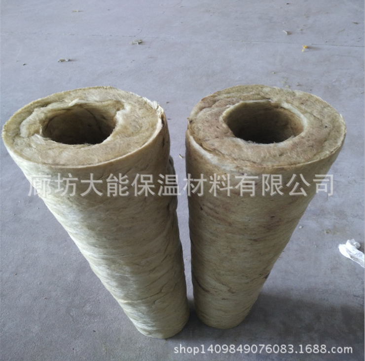供应岩棉保温绝热管 管道保温岩棉管 耐高温铝箔岩棉管批发厂家